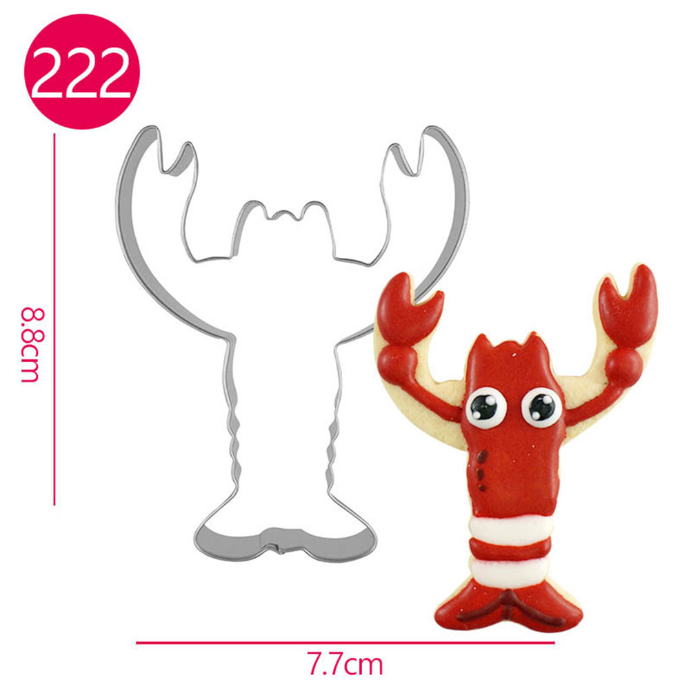 4pcs Lobster Shape Cookie Cutt - Kitchen Baking Cake review and price