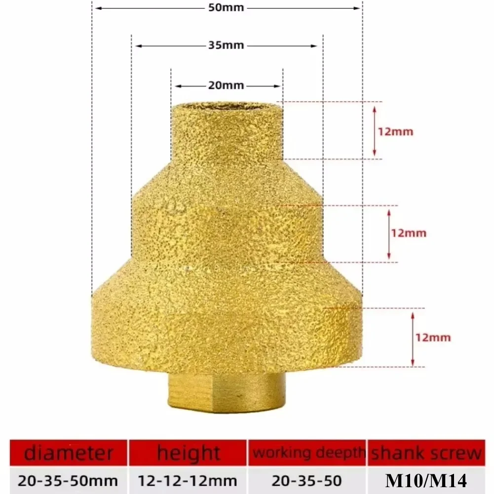 20-50mm Brazing Step Drill Bit - Rolling Pin Marble review and price