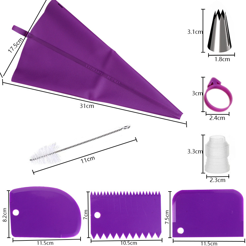 Stainless Steel Cake Decoratin - Kitchen Baking Kit review and price