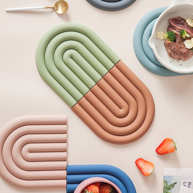 Rainbow Silicone Table Mat Coa - Kitchen Baking Pan Organizer review and price