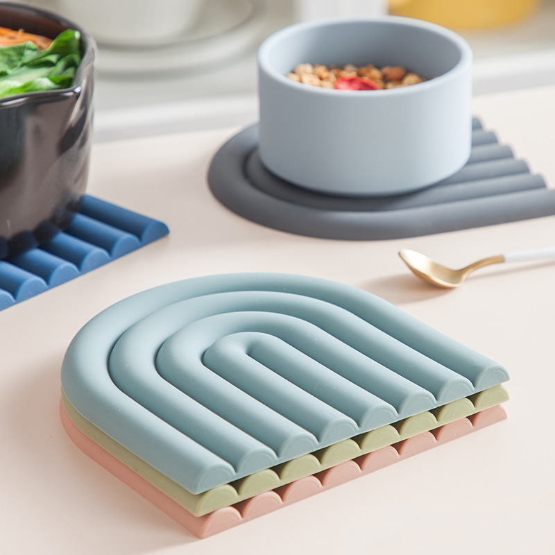 Rainbow Silicone Table Mat Coa - Kitchen Baking Pan Organizer review and price