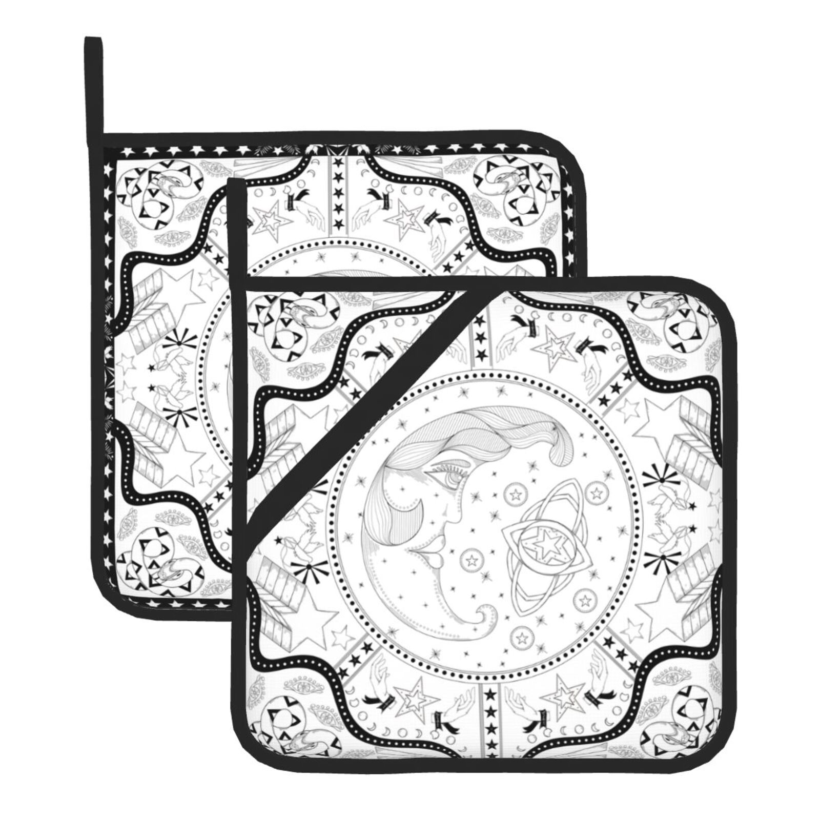 Fantasism Pot Holders Set of 2 - Kitchen Baking Dishes review and price
