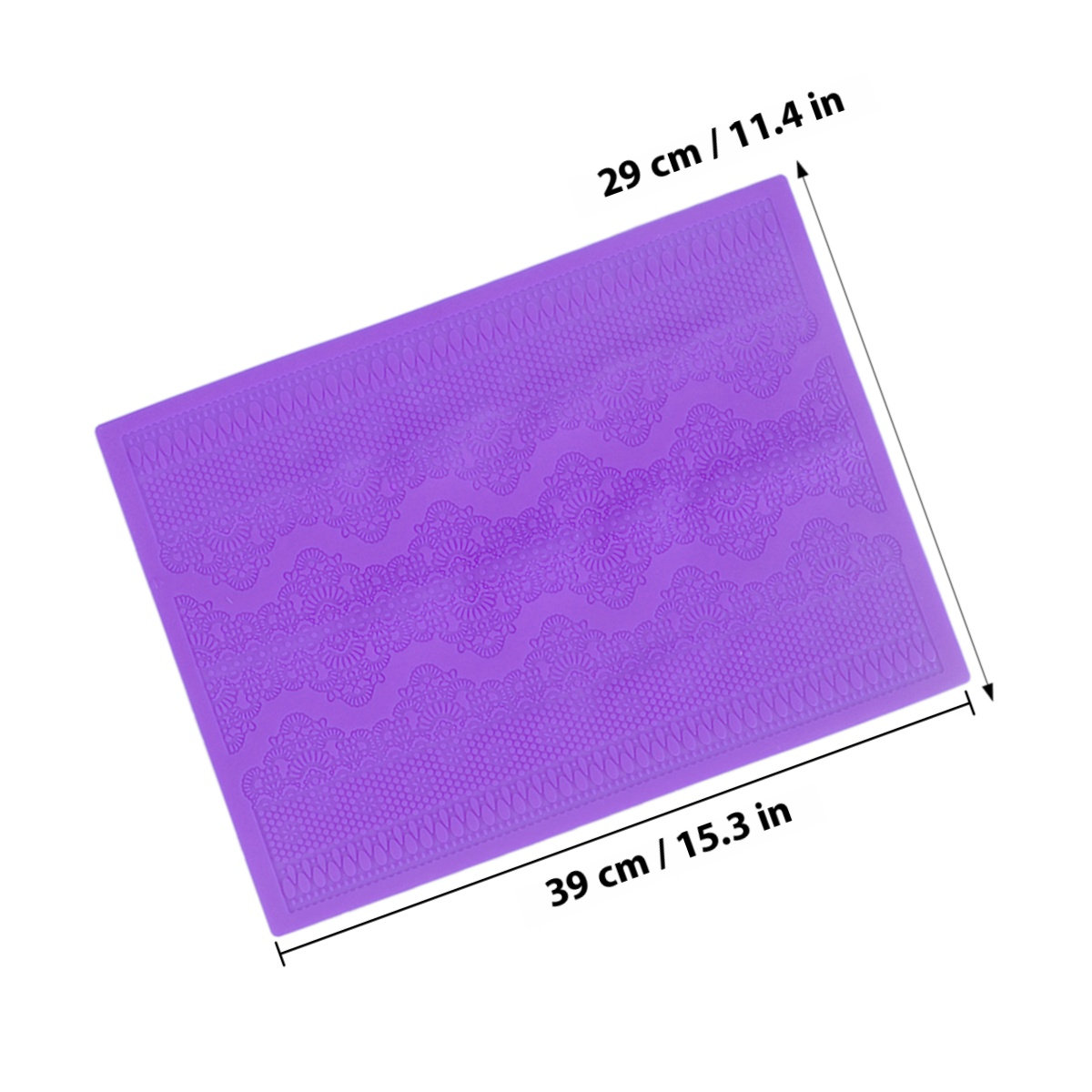 1pcs Silicone Mat Purple Food- - Kitchen Baking Cake review and price