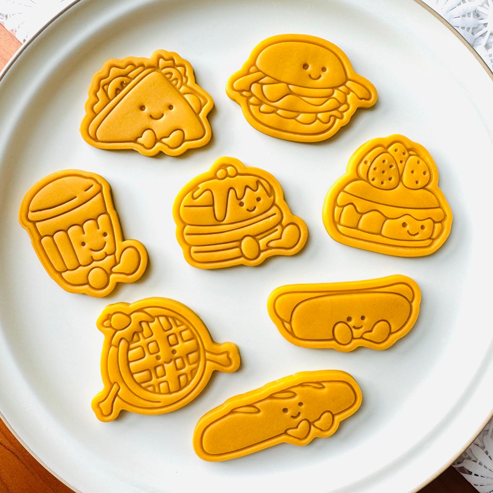 Cute Burger Sandwich Cookie Cu - Kitchen Baking Cake review and price