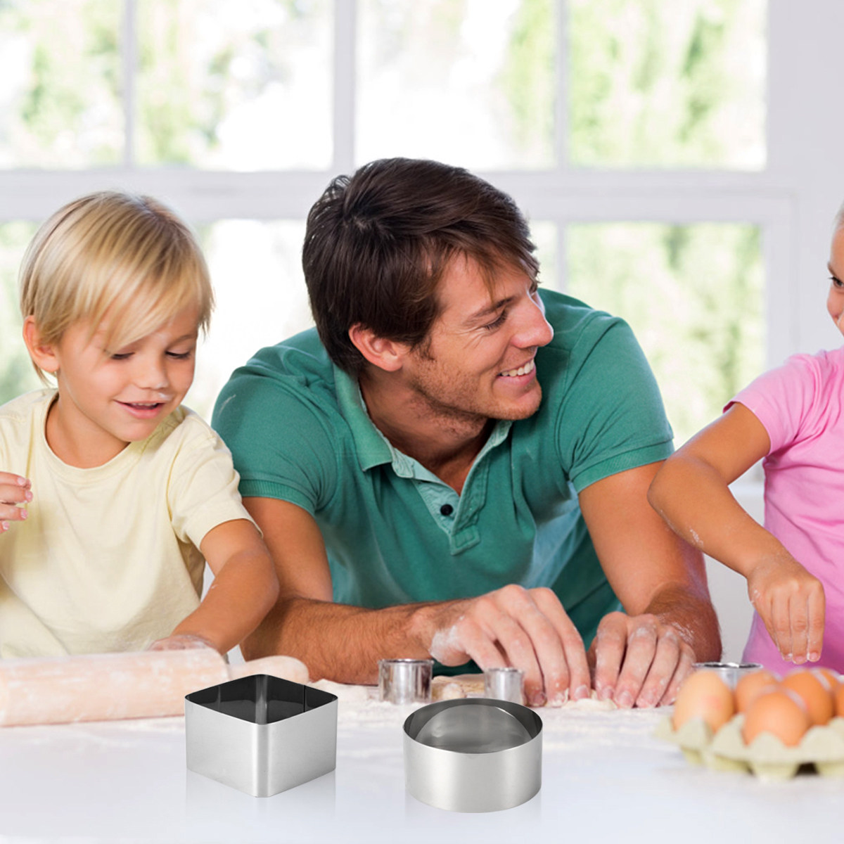 4Pcs Eco-Friendly Stainless St - Kitchen Baking Cake review and price