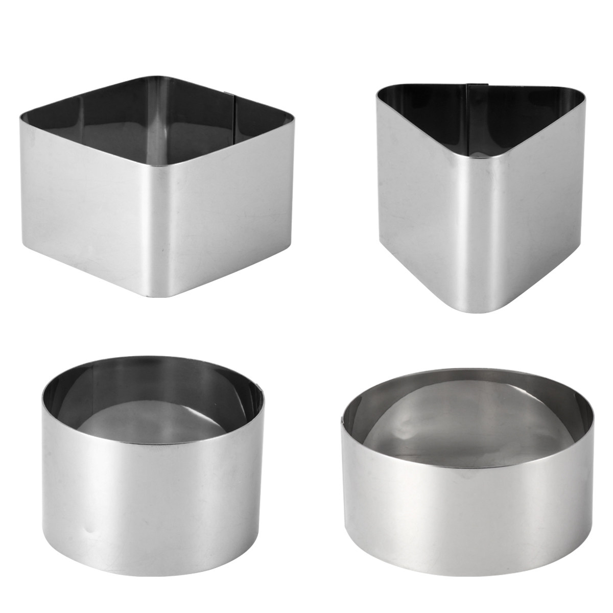 4Pcs Eco-Friendly Stainless St - Kitchen Baking Cake review and price