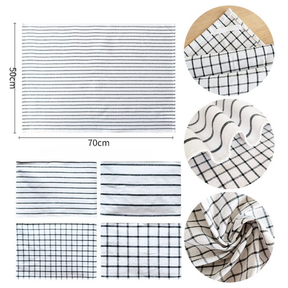 4 PCS Modern Plaid Cotton Dish - Kitchen Baking Dishes review and price