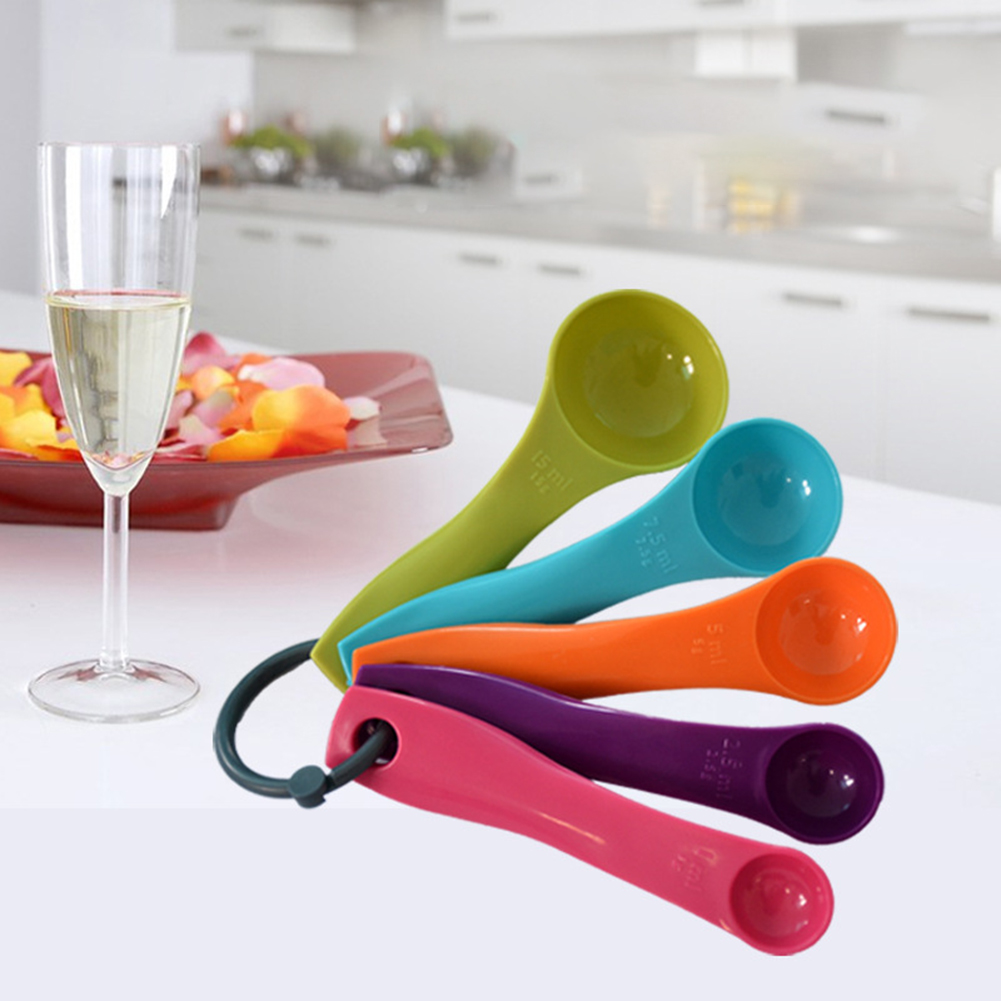 5-Piece Colorful Salt Oil Spoo - Kitchen Baking Kit review and price