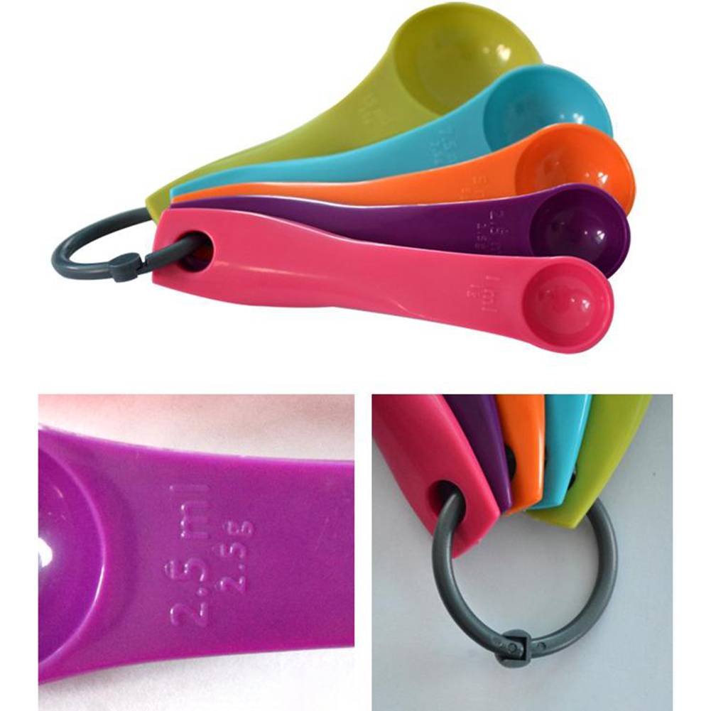 5-Piece Colorful Salt Oil Spoo - Kitchen Baking Kit review and price