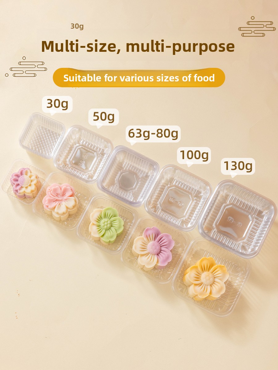 Thickened Plastic Mooncake Pac - Kitchen Baking Cake review and price