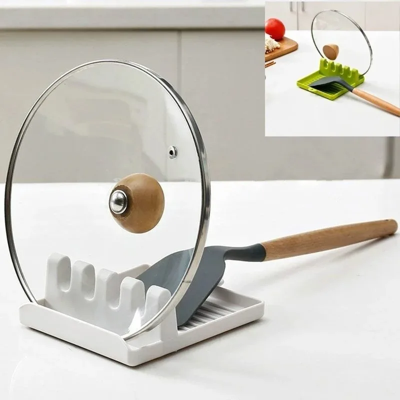 Pan Lid Holder Supports Spoons - Kitchen Baking Pan Organizer review and price