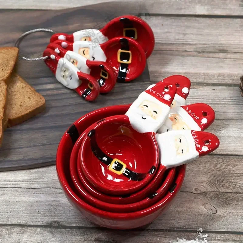 4pcs Christmas Measuring Spoon - Kitchen Baking Kit review and price