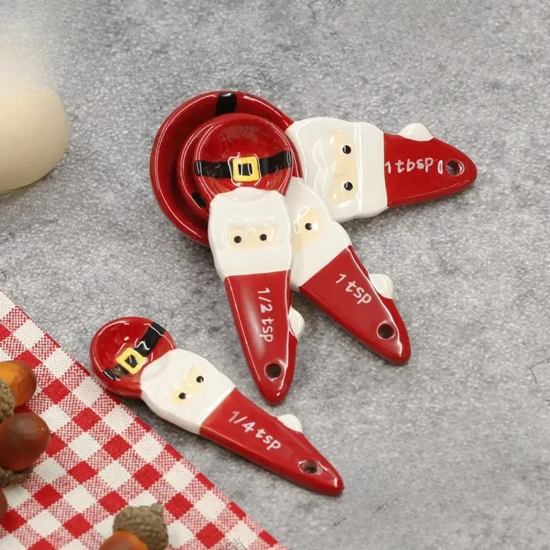 4pcs Christmas Measuring Spoon - Kitchen Baking Kit review and price