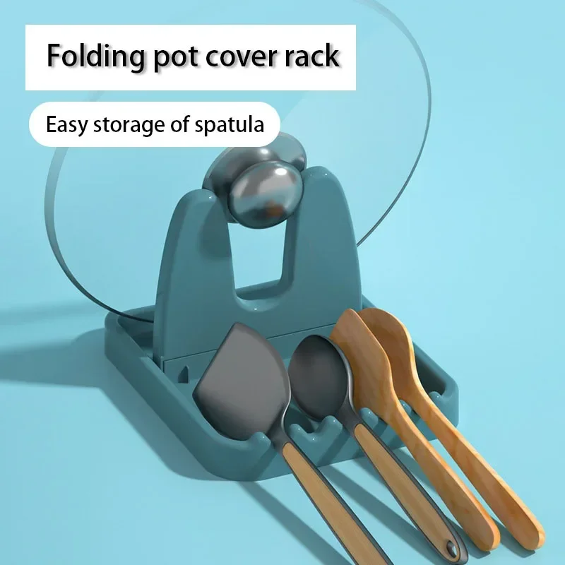 1pc Foldable Pot Lid Rack  Sta - Kitchen Baking Pan Organizer review and price