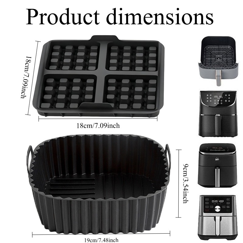 Baking Kit - Square Air Fryer  - Kitchen Baking Kit review and price