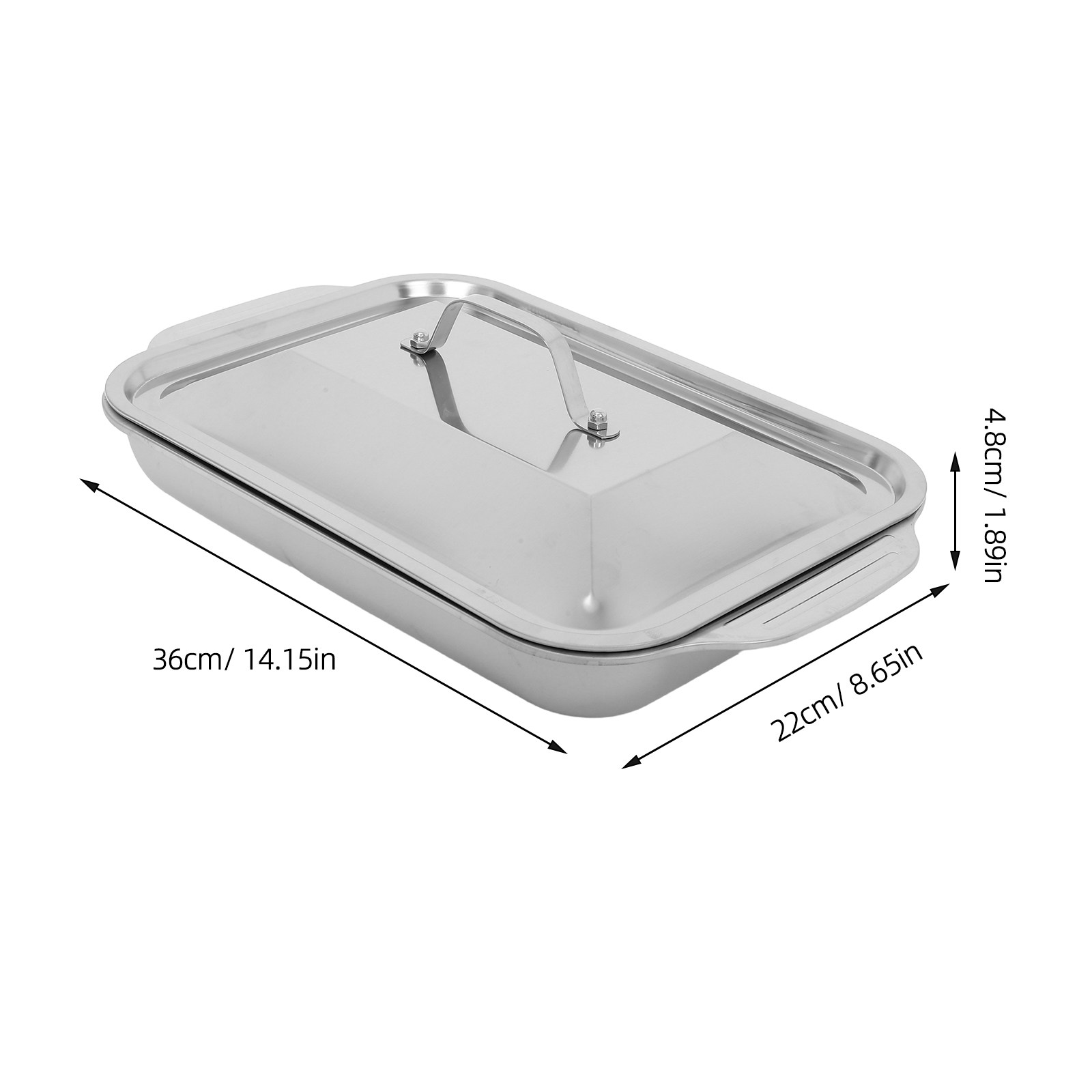 Stainless Steel Rectangular Gr - Kitchen Baking Dishes review and price