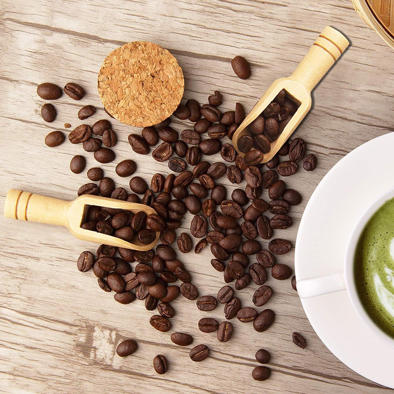 2/5PCS Wooden Coffee Scoop Set - Kitchen Baking Kit review and price