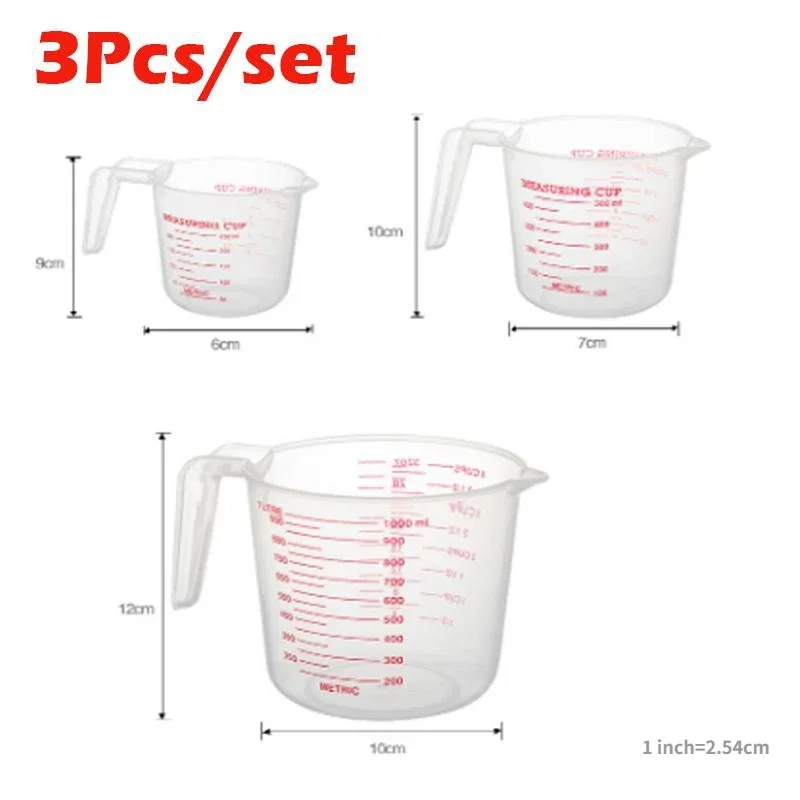 3Pcs Kits Baking Liquid Measur - Kitchen Baking Kit review and price