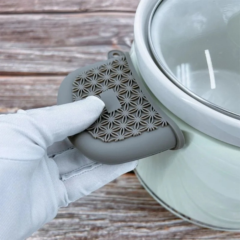 Thickened Silicone Pan Handle  - Kitchen Baking Pan Organizer review and price
