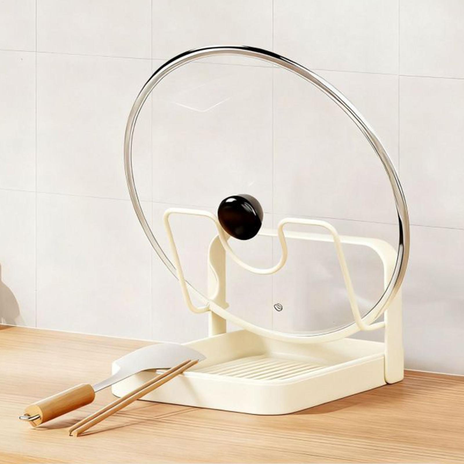Pot Lid Organizer Anti-Slip Ki - Kitchen Baking Pan Organizer review and price