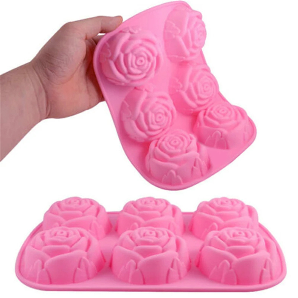 6 Holes Flower Rose Handmade S - Kitchen Baking Dishes review and price