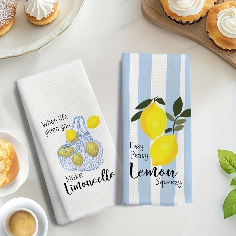 2Pcs, Lemon Mesh Kitchen Towel - Kitchen Baking Kit review and price