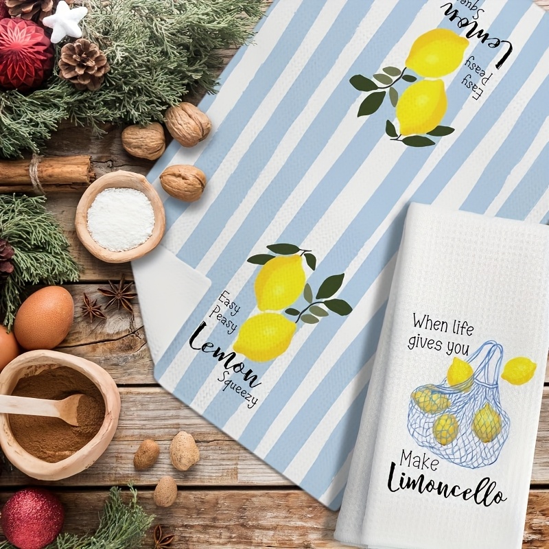 2Pcs, Lemon Mesh Kitchen Towel - Kitchen Baking Kit review and price