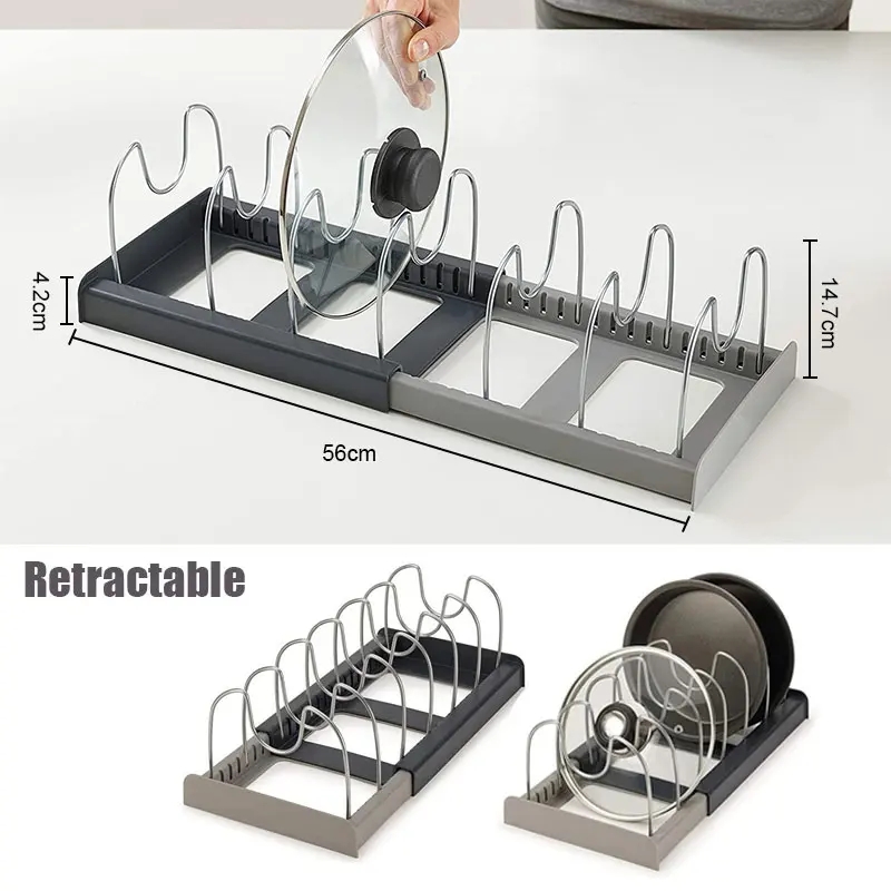 Expandable Stainless Steel Sto - Kitchen Baking Pan Organizer review and price