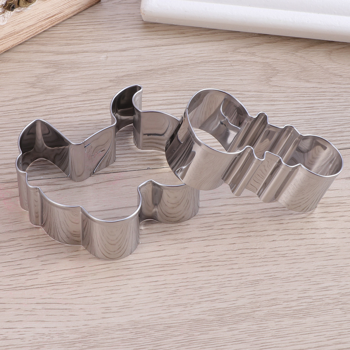 5Pcs Cookie Cutter Set Stainle - Kitchen Baking Cake review and price