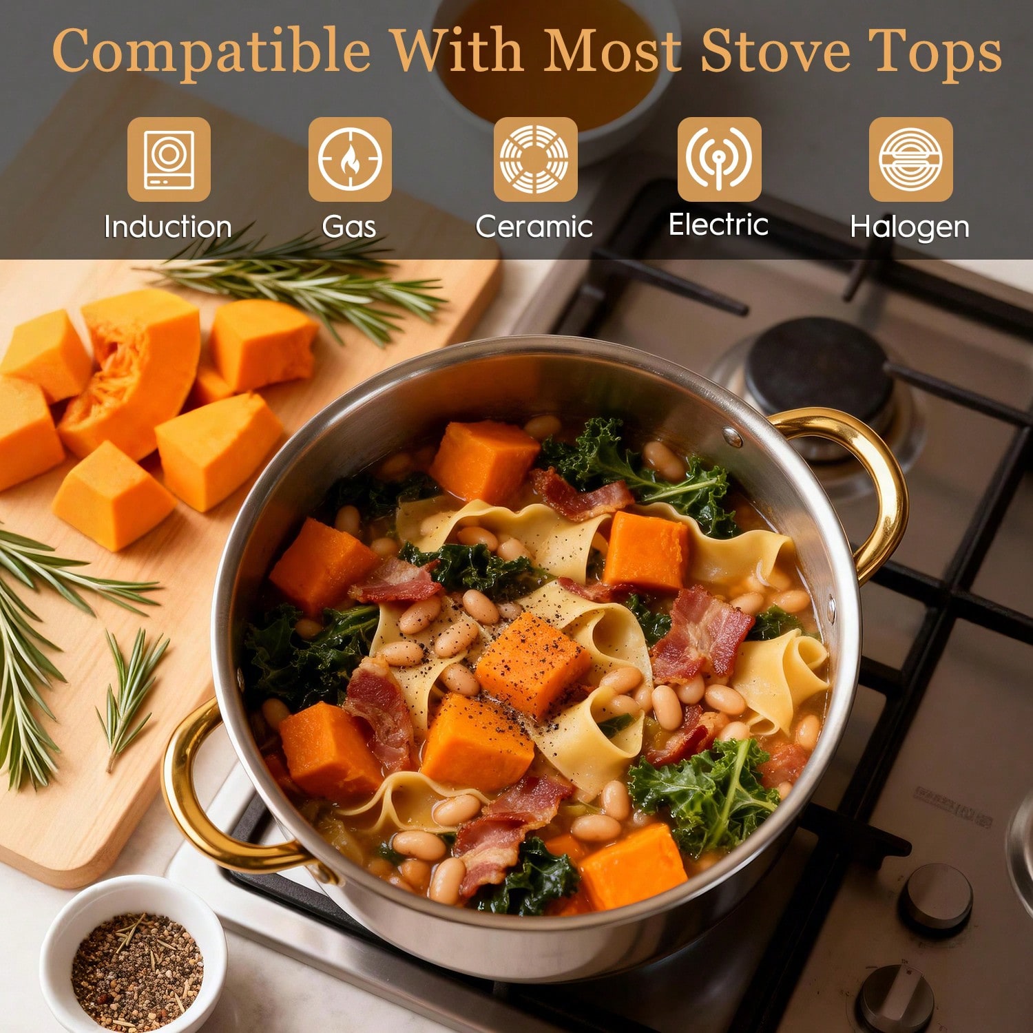 Stainless Steel Pot Set Modern - Kitchen Baking Kit review and price
