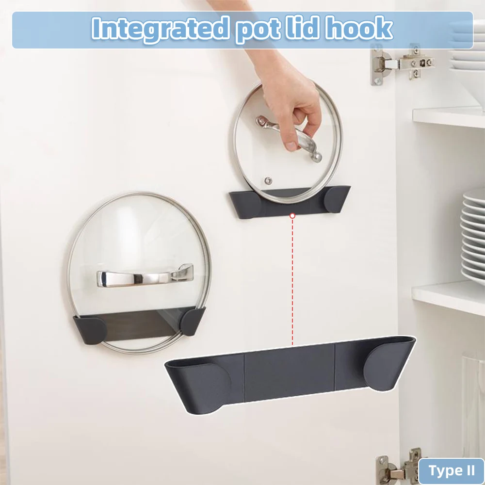 3 Pairs Self-Adhesive Pot Lid  - Kitchen Baking Pan Organizer review and price
