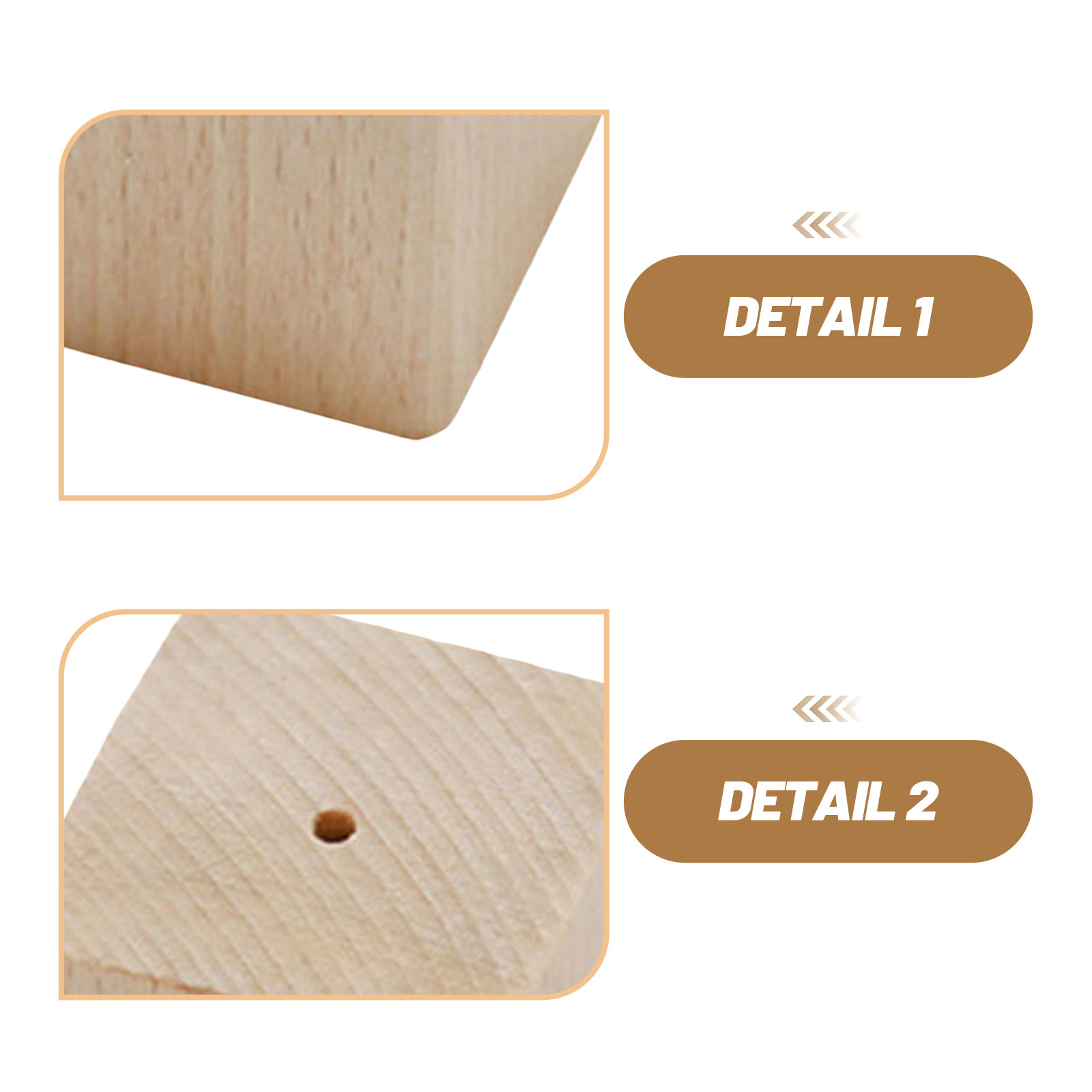 2Pcs Wooden Flower Nail Bases  - Kitchen Baking Cake review and price