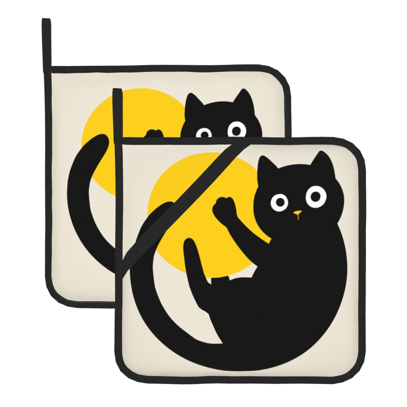 Cute Black Cat Pot Holders Set - Kitchen Baking Dishes review and price
