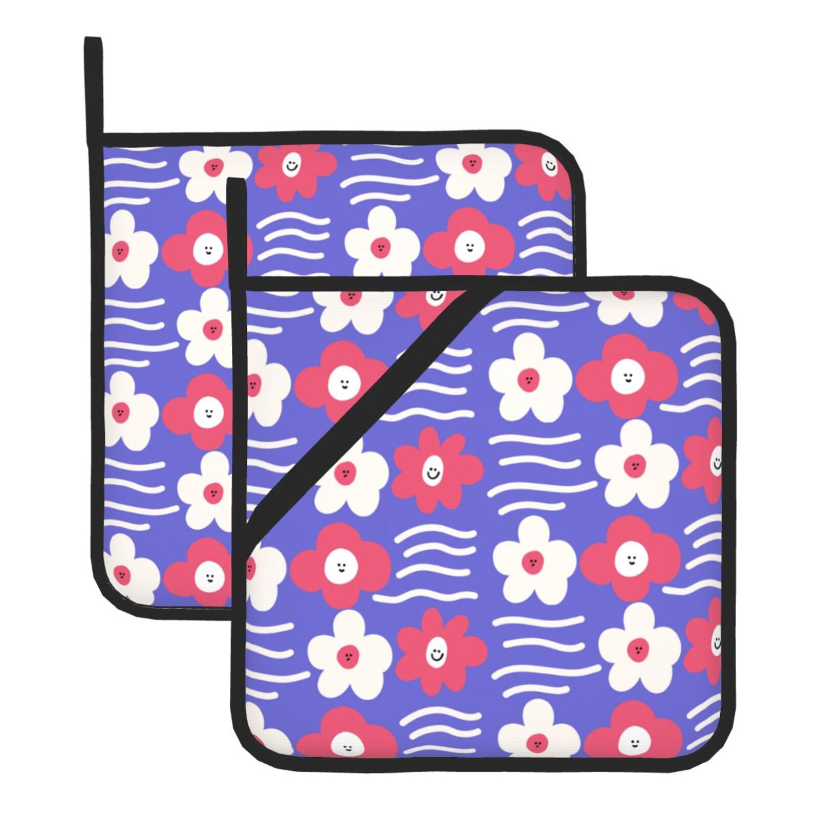Floral Flowers Pot Holders Set - Kitchen Baking Dishes review and price