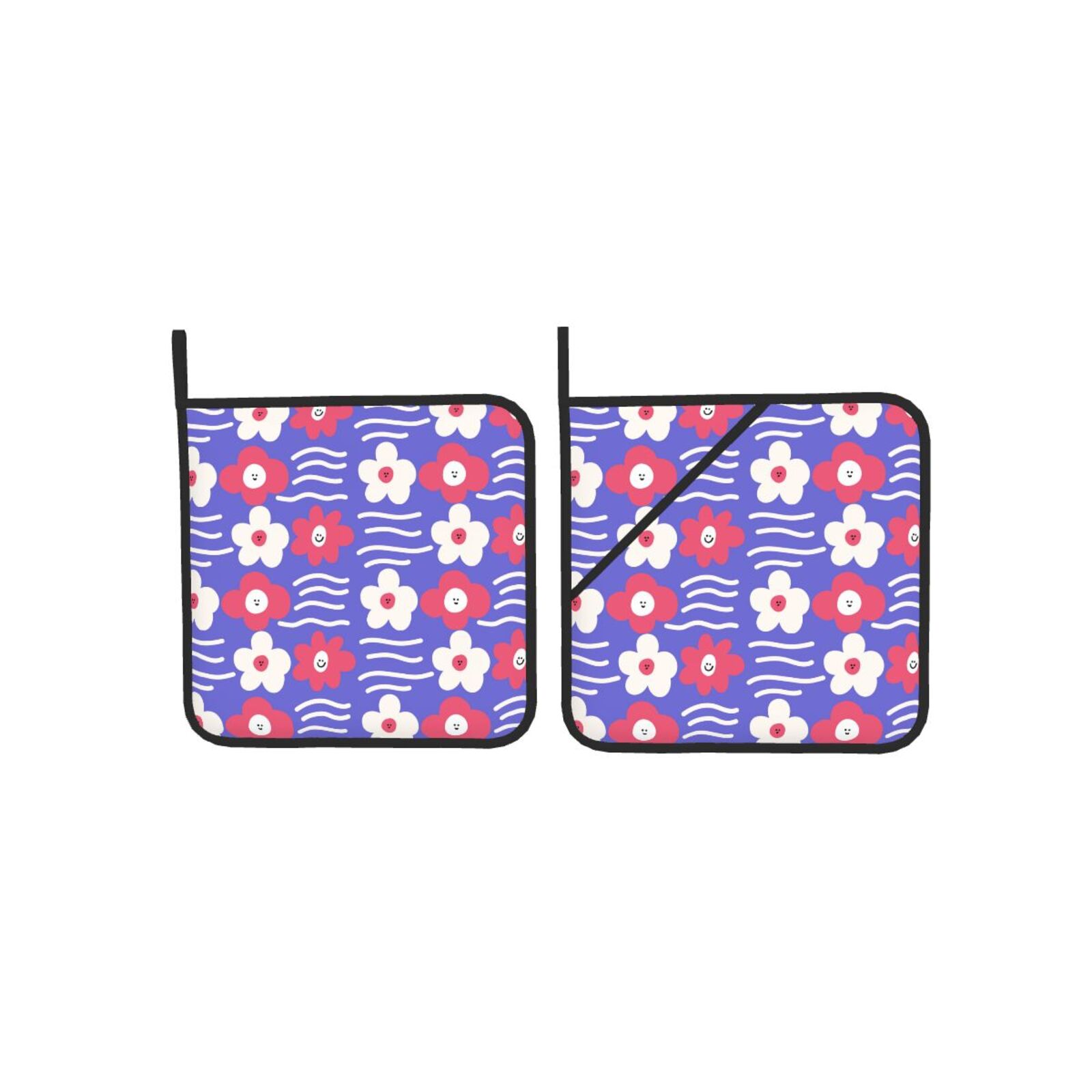 Floral Flowers Pot Holders Set - Kitchen Baking Dishes review and price