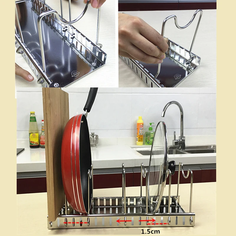 304 Stainless Steel Adjustable - Kitchen Baking Pan Organizer review and price