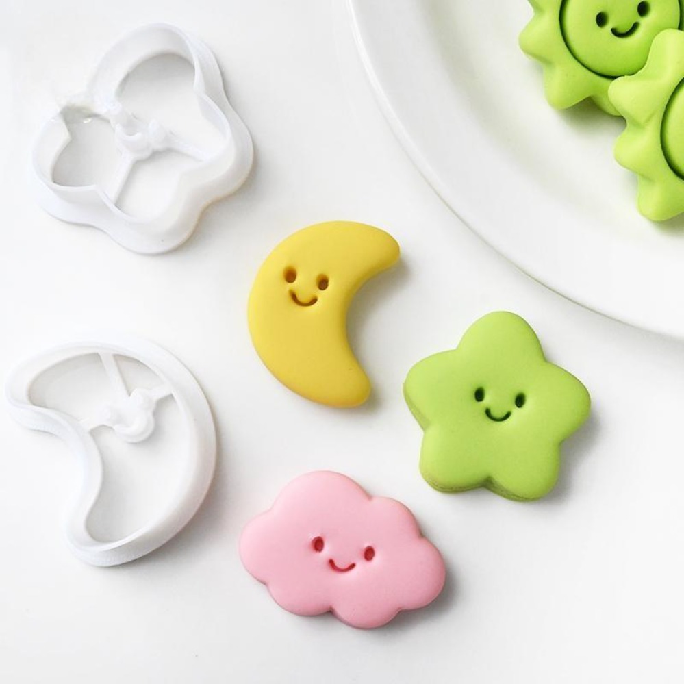 Cookie Cutters Moon Stars Sun  - Kitchen Baking Cake review and price