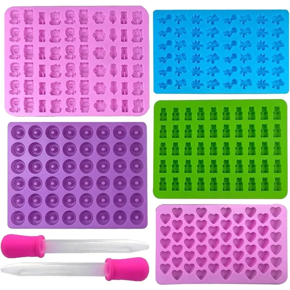 5Pcs Candy Silicone Moulds wit - Kitchen Baking Kit review and price