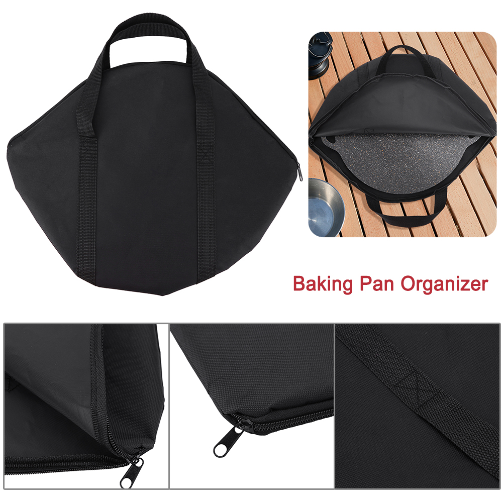 Baking Pan Storage Bag with Ha - Kitchen Baking Pan Organizer review and price